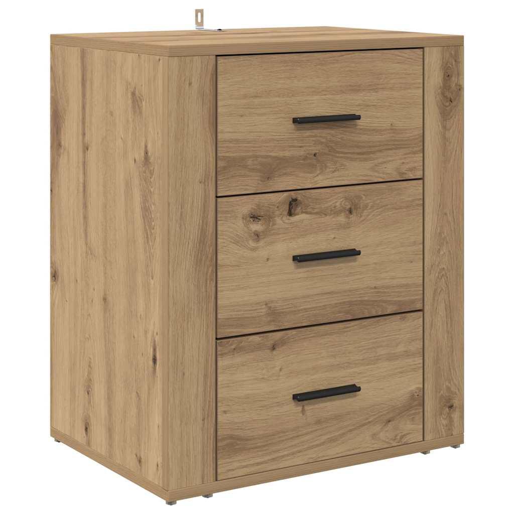 Bedside Cabinet Artisan oak 50 x 36 x 60 cm Engineered wood